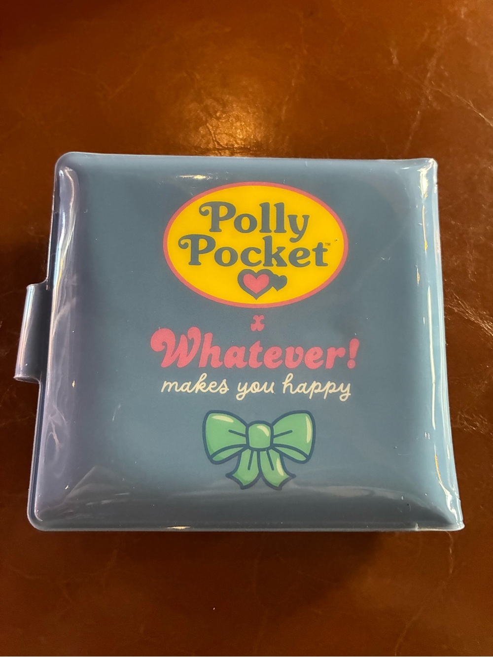 Polly Pocket Blue Vinyl wallet - Picture 3 of 5